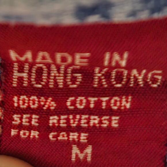 Banana Republic Classic 100% Cotton Denim Button Up Staple Light Wash Medium - Picture 7 of 8